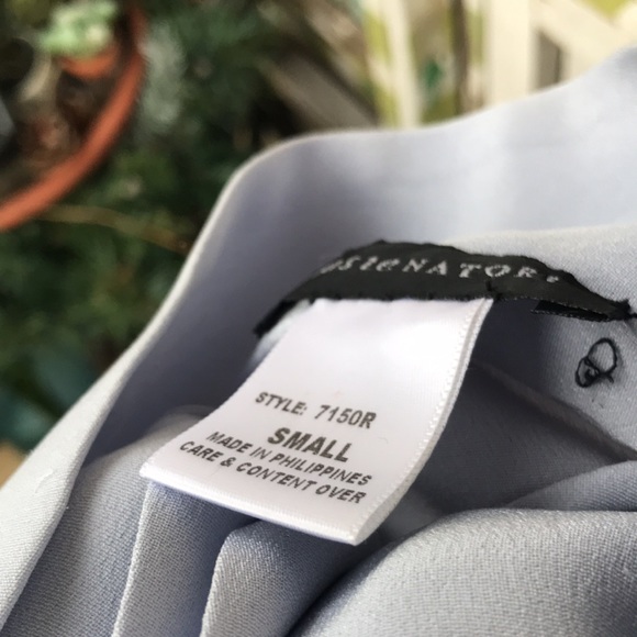 Josie Natori pale blue NWT Size S bed jacket made In Philippines.Bought in 90’s - Picture 5 of 7